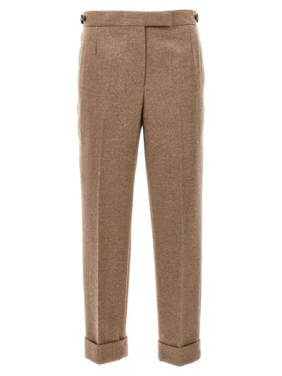 Thom Browne Wool Pants In Cream