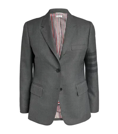 Thom Browne Wool Sport Coat In Grey