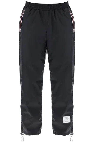 Thom Browne Cricket Stripe Ripstop Pants For In Blue