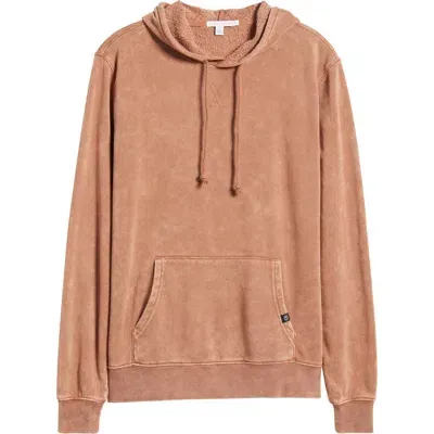 Threads 4 Thought Mineral Wash Fleece Hoodie In Pecan