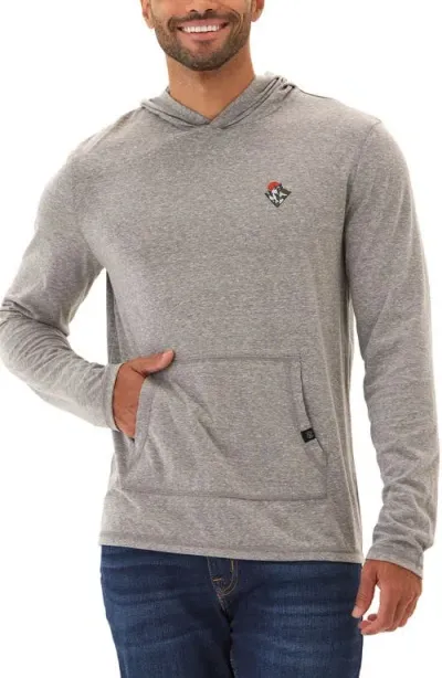 Threads 4 Thought Sunset View Embroidered Hoodie In Heather Grey