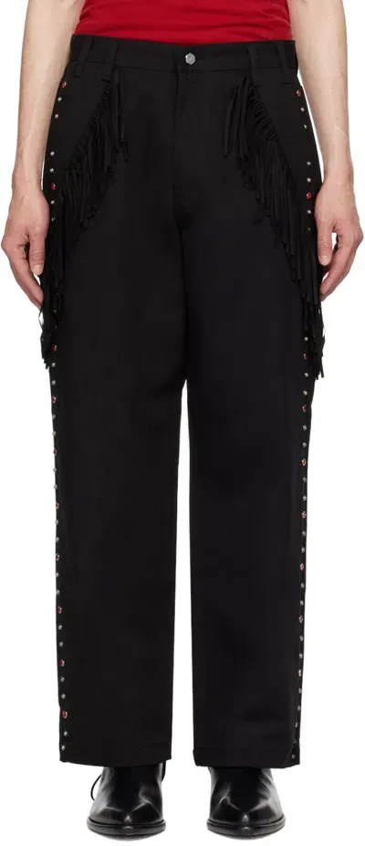 Thug Club Black Castle Cowboy Trousers