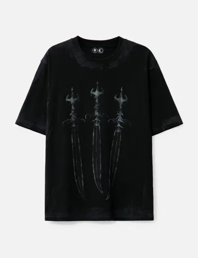 Thug Club Sword T-shirt In Black