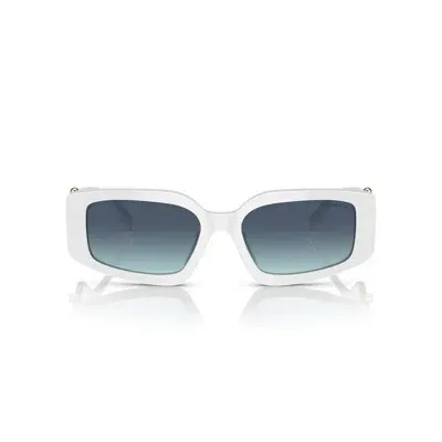 Tiffany &amp; Co. Sunglasses In Bianco/blu Sfumato