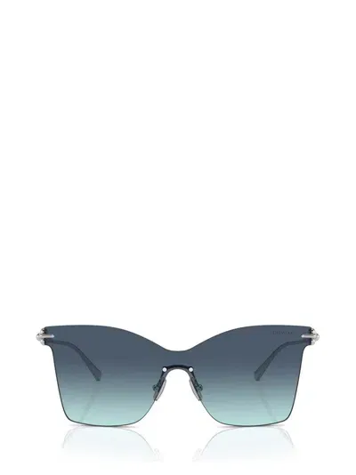 Tiffany & Co . Butterfly Frame Sunglasses In Silver