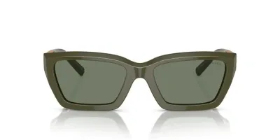 Tiffany & Co . Rectangle Frame Sunglasses In Green