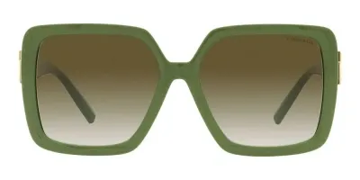 Tiffany & Co . Square Frame Sunglasses In Green