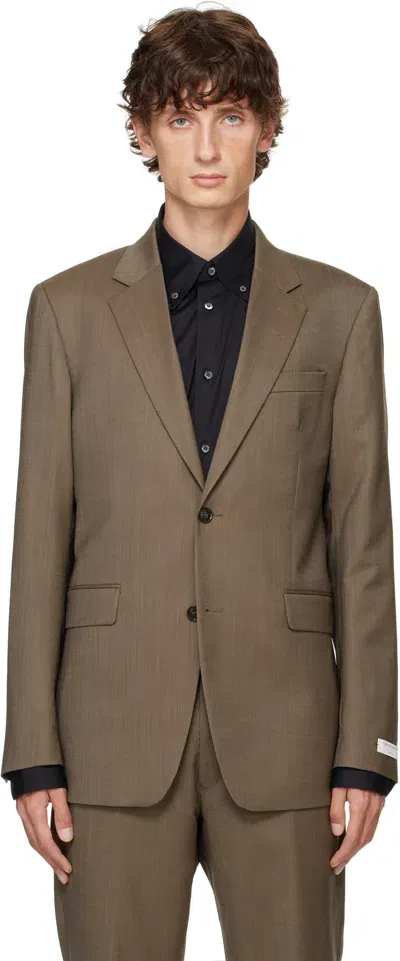 Tiger Of Sweden Brown Justin Blazer In 069-october Sage