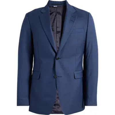 Tiger Of Sweden Justin Slim Fit Textured Wool Sport Coat In Blue