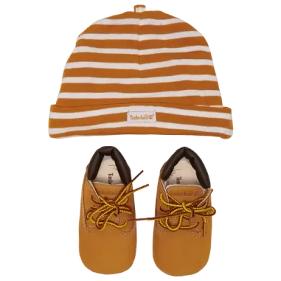 Timberland Boys Infant   Crib Booties In Wheat/brown