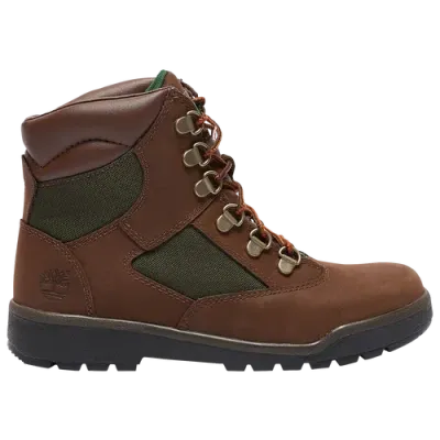 Timberland Field Waterproof Boot In Brown/dark Olive