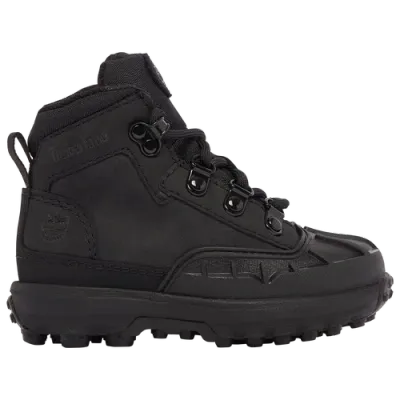 Timberland Boys   Converge Shell Toe Boots In Black/black