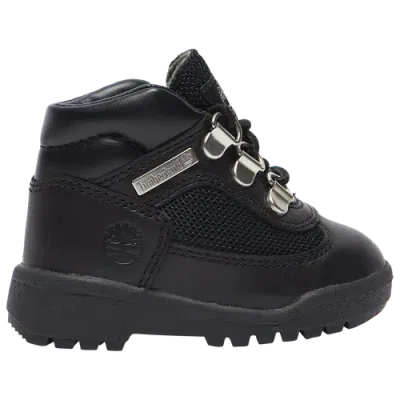 Timberland Boys   Field Boots In Black