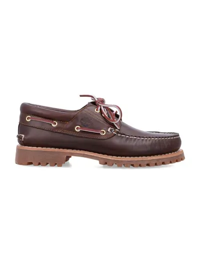 Timberland Handsewn Boat Shoe In Brown