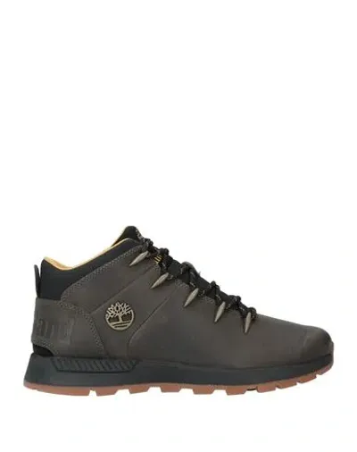 Timberland Sprint Trekker Mid Leather Mens Boots In Grey