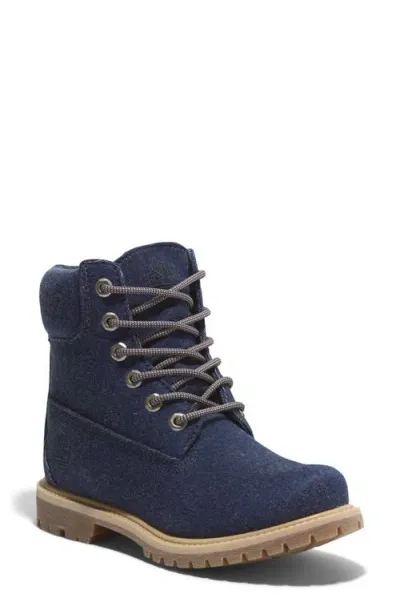 Timberland Premium Water Resistant Boot In Dark Blue Canvas