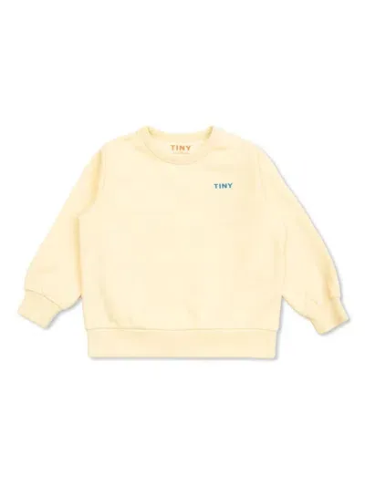 Tiny Cottons Kids' Logo-print Sweatshirt In Neutrals