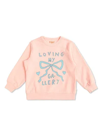 Tiny Cottons Kids' Loving Sweatshirt In Pink