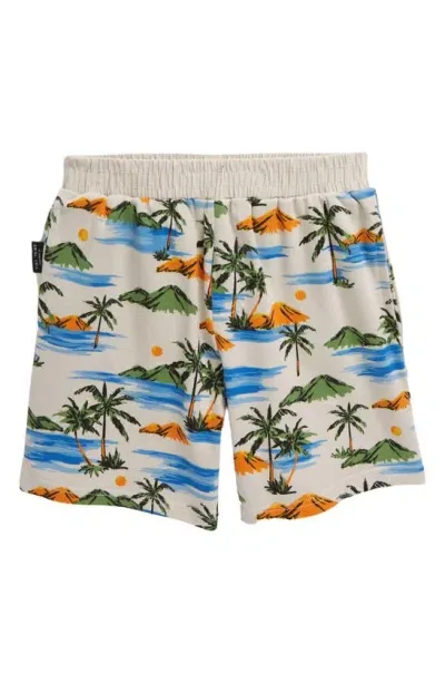 Tiny Tribe Kids' Island Getaway Shorts In Bone