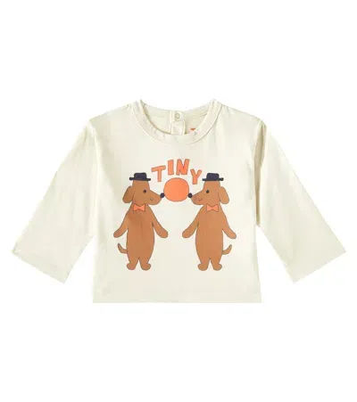 Tinycottons Baby Tiny Dogs Cotton Sweatshirt In Grey