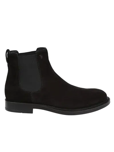 Tod's 62c Ankle Boots In Nero