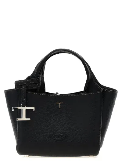 Tod's Apa Micro Hand Bags Black