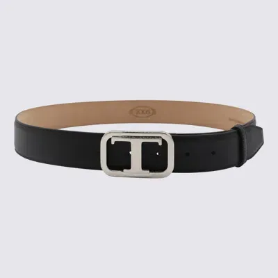 Tod's Black Leather Belt