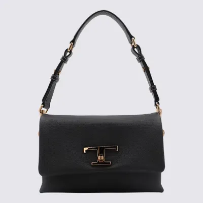 Tod's Black Leather Shoulder Bag