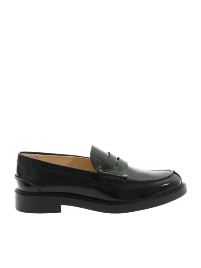 Tod's College Loafers In Black