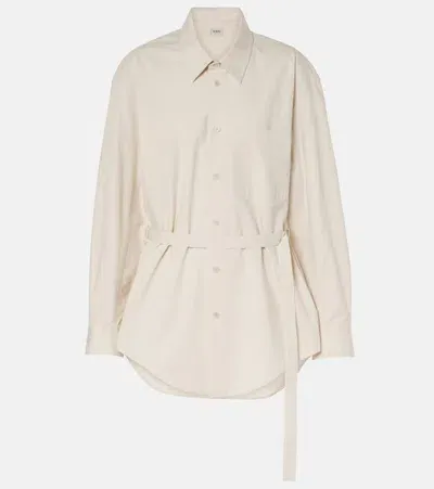 Tod's Cotton Poplin Shirt In White