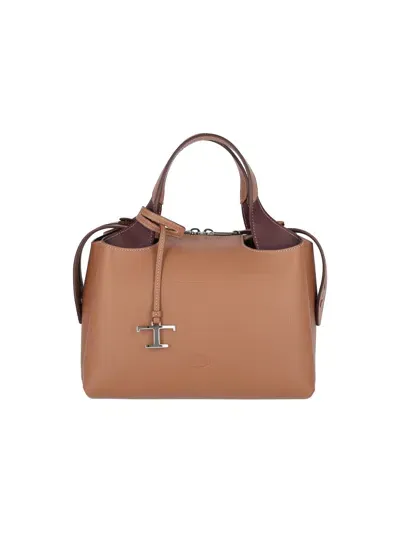 Tod's Crossbody Trunk Bag In Brown