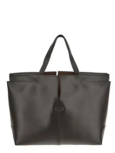 Tod's Di Bag Folio In Brown