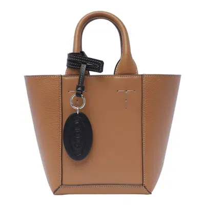 Tod's Tods Double Up Shopping Bag In Brown