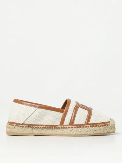 Tod's Woman Espadrillas Woman Beige Espadrilles In Cream