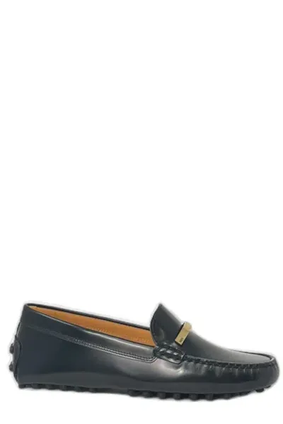 Tod's Gommino Driving Loafers In Black