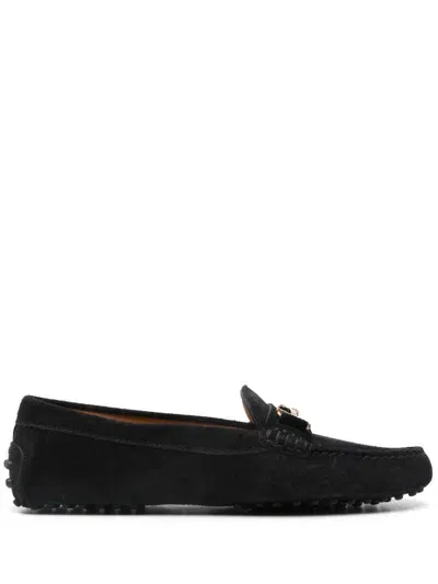 Tod's Gommino Loafers In Black