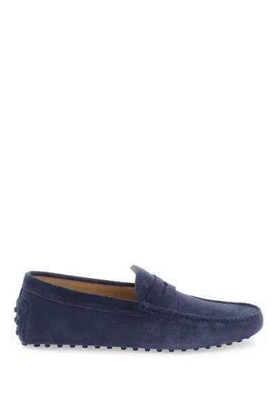 Tod's Gommino Loafers In Blue