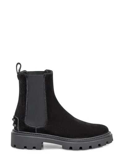 Tod's Chelsea Boots In Nero