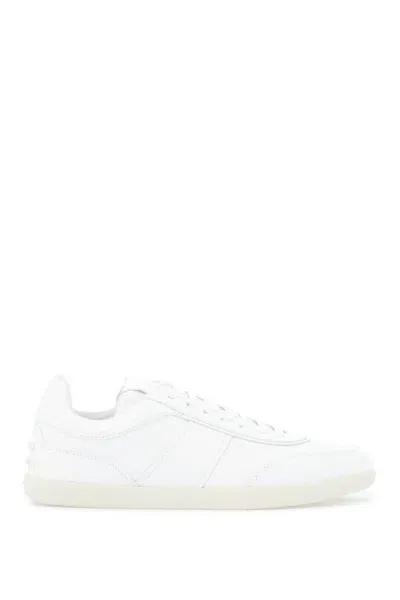 Tod's Leather Sneaker Tabs With In Multicolor