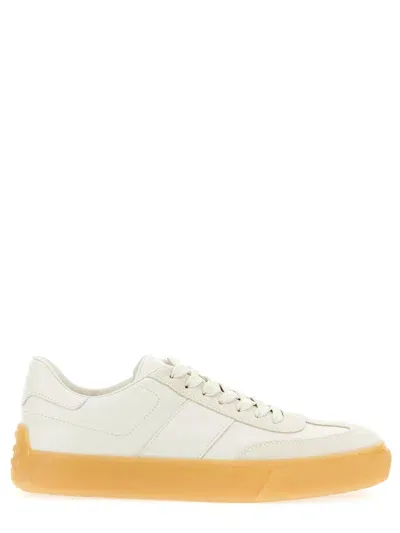 Tod's Leather Sneaker In White