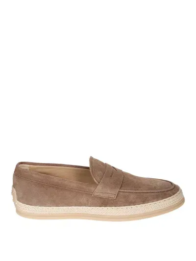 Tod's Loafers In Beige