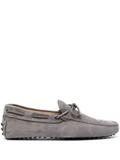 Tod's Moccasin Rubber In Grey