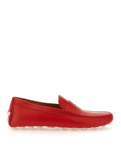 Tod's Loafers In Red