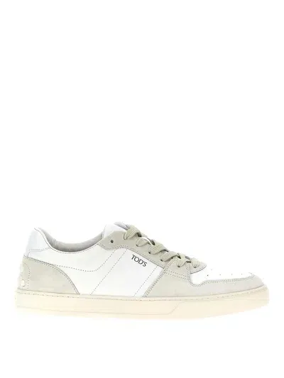 Tod's Logo Sneakers In White