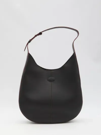 Tod's Medium  Di Bg Hobo Bag In Black