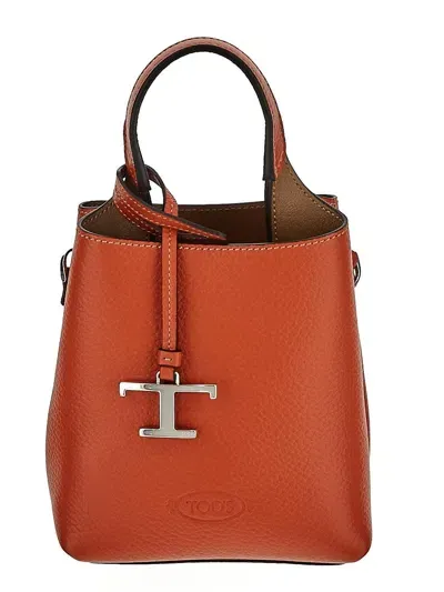 Tod's Micro Bag In Orange