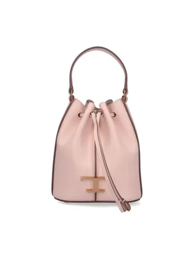 Tod's Micro Bag "t Timeless" In Pink