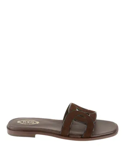 Tod's Mules In Brown