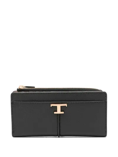 Tod's Nikita Continental Wallet In Black