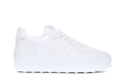 Tod's Platform Sneakers In Bianco